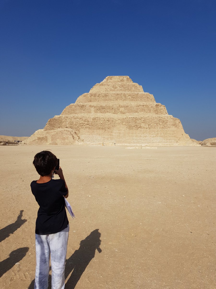 SelenaGa11agher's tweet photo. We have the best field trips at Cairo American College! #WhereelsebutCAC #Sakkara #Egypt @cactweets https://t.co/00bg1KE6EO