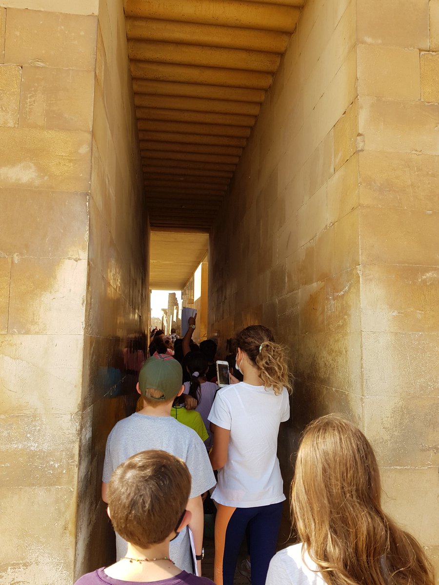 SelenaGa11agher's tweet photo. We have the best field trips at Cairo American College! #WhereelsebutCAC #Sakkara #Egypt @cactweets https://t.co/00bg1KE6EO