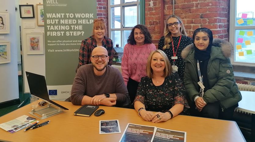 Good to hear about the #Wellness event over in #Stockport this week.  Held in the Arc with over 50 customers attending. The Jobcentre team joined many partners to talk to people abut their health as they focus on employment. Great feedback from <a href="/StockportHomes/">Stockport Homes</a> 👍 #planforjobs