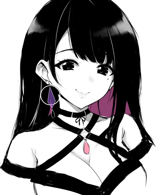 らくがき、まいさん♪
#恋乃夜まい  
#まいのアトリエ 