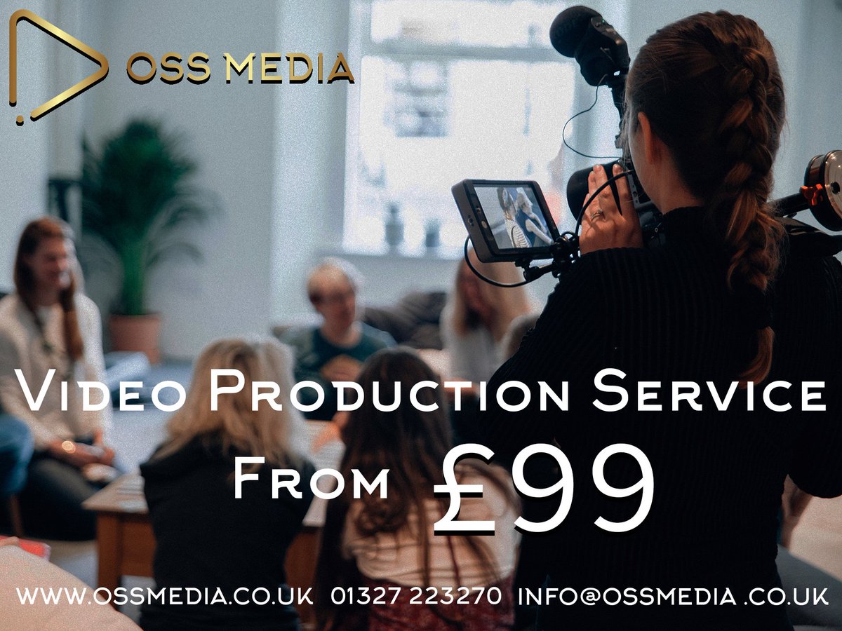 OSSMediaLimited's tweet photo. We believe affordable video advertising should be available to all business, not just the large companies 💼

That's why we offer our starting price of £99+VAT so you can get that Hollywood effect without the huge price tag! 💰

https://t.co/oTFjfAG25e | #SmallBusiness https://t.co/HtdwuUznP1