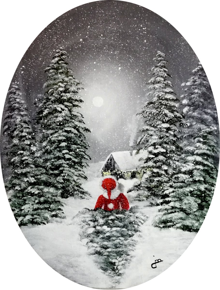 ja_p_m's tweet photo. So lange keinen Pinsel mehr in der Hand gehabt, aber der erste Schnee hat mich inspiriert und motiviert, mal wieder ein wenig zu malen. 🥰
#Winter #acrylicpainting https://t.co/ajecu3Icsc