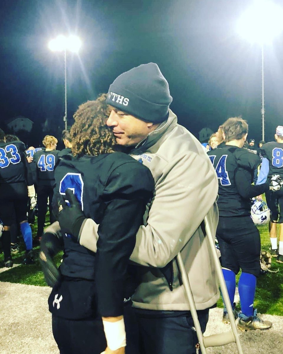 coachdeek10's tweet photo. A final look at my WTHS Eagles this year. Leaves me feeling proud. 8-3 What a group &amp; what unbelievably tough/resilient seniors we had. A great corp will be back next year. I learned a lot about myself, my football team, &amp; my family! They’re all I got &amp; they’re all I need! 🏈🦅❤️ https://t.co/uryiZzkFf7