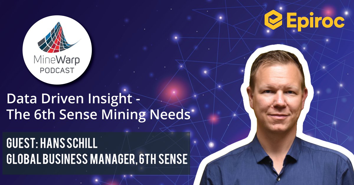 Do you need to create a safe and efficient operation? Then this is the podcast for you. Listen to our guest speaker Hans Schill from Epiroc’s 6th Sense talk about the impact advanced analytics has on human behavior, mining operations, and the bottom line.
t.ly/Pnyd