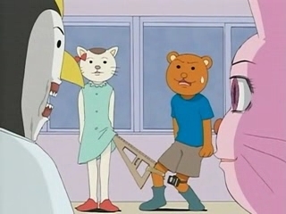 クマ吉くんwith大きな三角定規 「ボクは変態じゃないよ、仮に変態だ