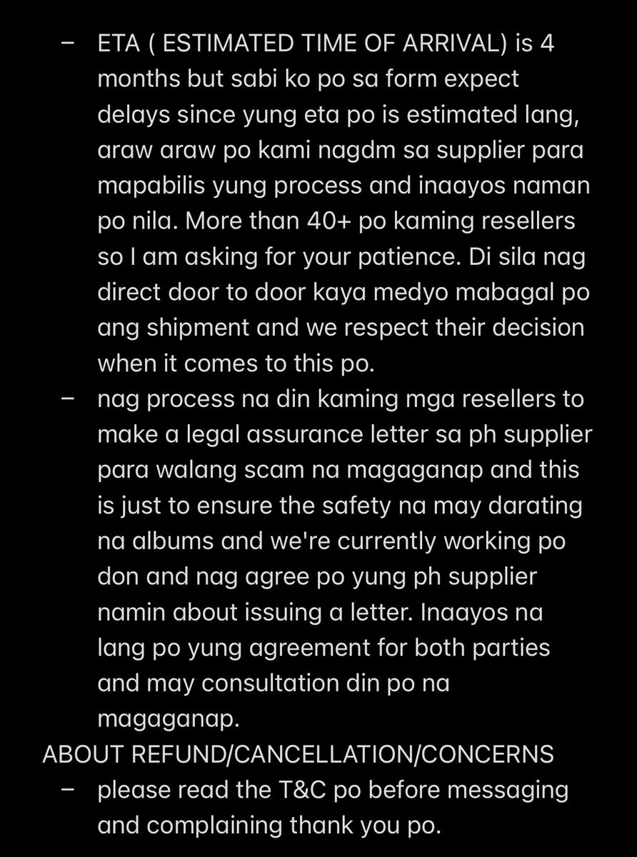 merakifreesia's tweet photo. #mfsupdates 
nagkaroon ng delays ung first batch ni supplier kaya po magkakaroon ng delays yung batch 1-3 please do understand po and thank youu po https://t.co/K0itS2yL3E