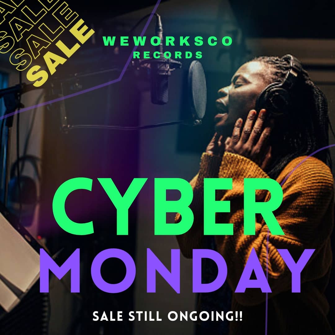 weworksco's tweet photo. Our Cyber Monday Sale is still on! 
Recording starts as low as £6/Ghc50. Can't get no better! Book a session today! 
Contact details in the second flyer. Offer valid till 5/11/21 !

#mixing #apollotwin #weworksco #musicproduction #studiorecording #producer #mixingandmastering https://t.co/GoRajt25Rp