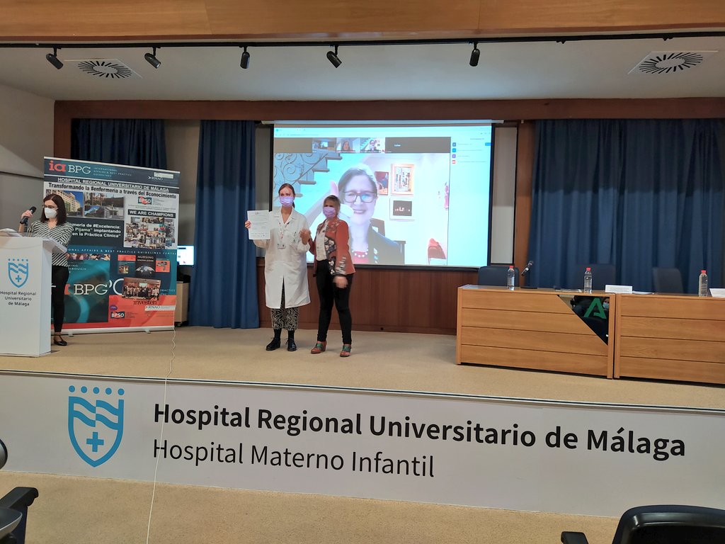 PiCuida's tweet photo. Día emocionante para @HRegionalMalaga, que recoge su Acreditación como @BPSOspain por la implantación de guías de buenas prácticas en cuidados 👏👏👏 #Cuidoenregional @carbusrueda @CCEIJB @Investenisciii @DorisGrinspun @lafuente_nieves ¡Go! Muchas felicidades #BpsoAndalucía https://t.co/mre0jpylf9