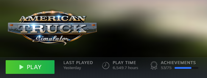 Three years ago today I started playing ATS. How many hours have you played ATS or ETS2? <a href="/SCSsoftware/">SCS Software</a> #AmericanTruckSimulator #EuroTruckSimulator2 #LongHaul