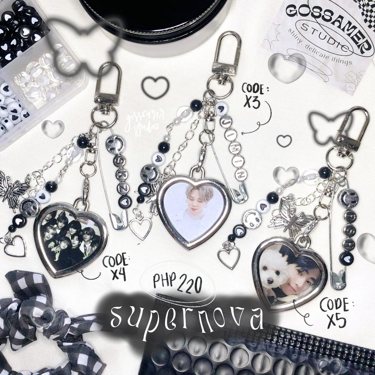 gossamerstudio's tweet photo. wts lfb ph only

യ celestial and supernova keyrings
യ PHP160-220, payo
യ onhand
യ can be shipped tomorrow!!
യ reply with “mine + code”

📁 wts lfb ph only kpop keyrings handmade bts jimin skz stray kids enha enhypen sunghoon heeseung sunoo jake aeri aespa giselle https://t.co/n9TLTivZAK
