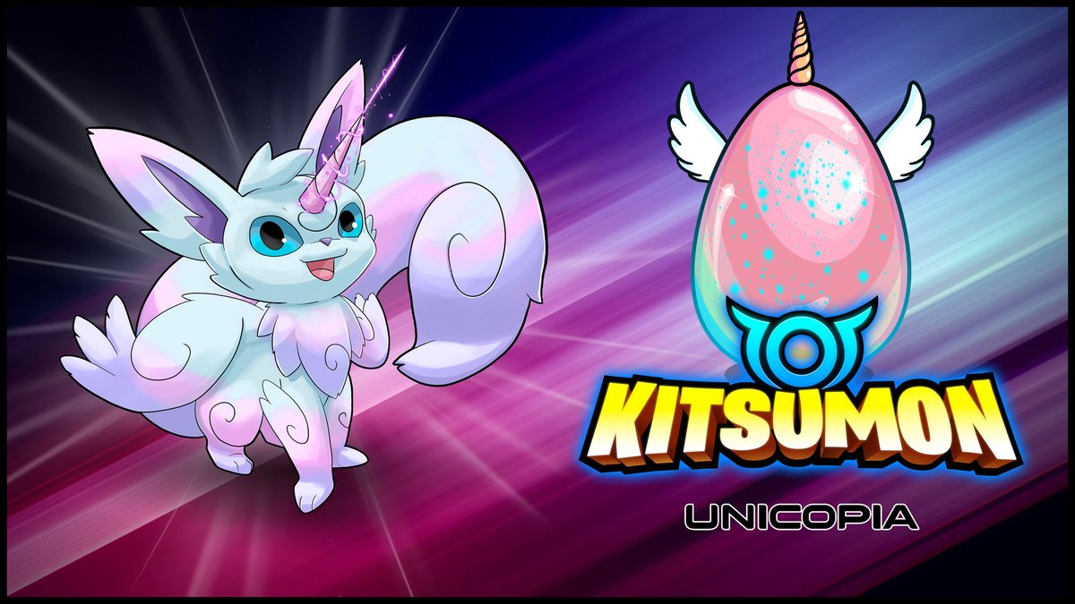 KitsumonWorld's tweet photo. ✨Introducing #UNICOPIA🦄 #Kitsumon to the #KitsumonKrew✨

From the sky islands in the east, this Kitsu with its feathery wings and soft pastel fur is equally cute as it is powerful. With its magic 🔮 horn, Unicopia 🦄 is an unstoppable force. 

#NFT #GAMEFI #NFTGame #NFTGaming https://t.co/tWlxjRpGJB