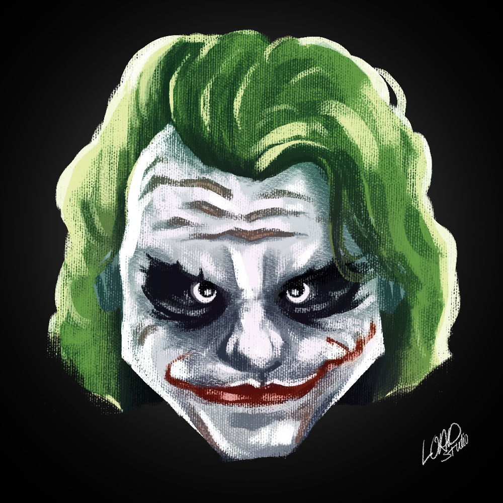 load_studio's tweet image. Portrait caricaturé du joker pour @MrZryx 

💛&amp;amp;🔃 appréciés !

#graphiste #illustrateur #dessin #avatar #DC #joker #pp #rt