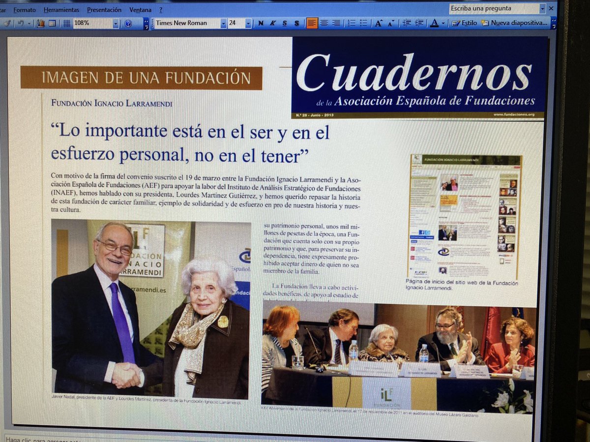 carmlarramendi's tweet image. #TiempoDeFilantropia #Demos2021. “La Palabra convence pero el EJEMPLO Arrastra” “Empresarios Ejemplares del siglo XX”
#100IgnacioLarramendi