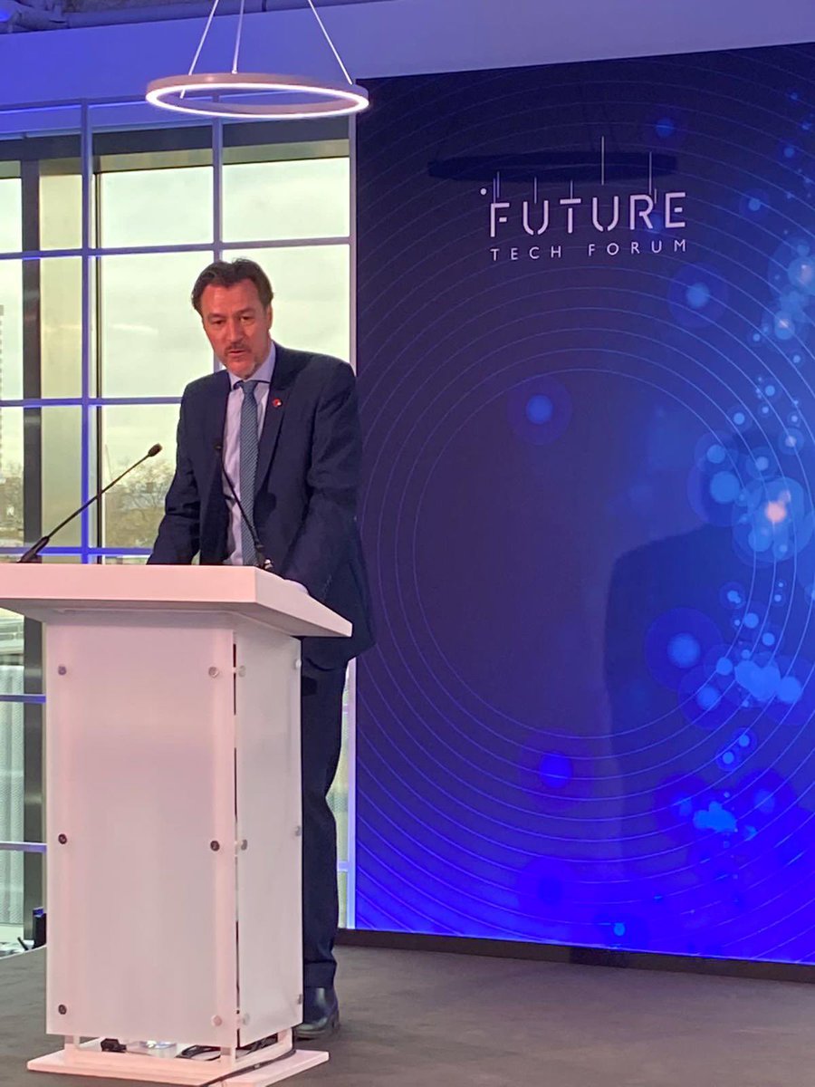 UKOECD's tweet photo. .@OECD Deputy Secretary-General Knudsen sets the stage for Ministerial discussions on tech governance at #FutureTechForum: “you can count on the OECD to support in advancing this agenda” https://t.co/ippa46oSwp
