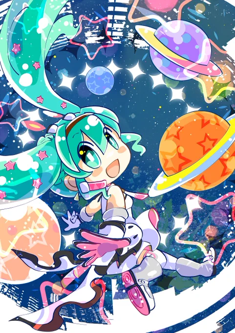 【🚀#初音ミク GALAXY LIVE2021🚀】
入賞頂きました!
INSPIX WORLD(https://t.co/NnWdfkNBRh)内の「MIKU WORLD」にて展示されます🙌
12月6日～15日に行われるファン投票で
Blu-ray限定盤パッケージイラストに採用される大賞が決まるので、是非投票をお願いします!
2枚採用頂いたのでお好きな方を💪 https://t.co/jhbYlAQ487 
