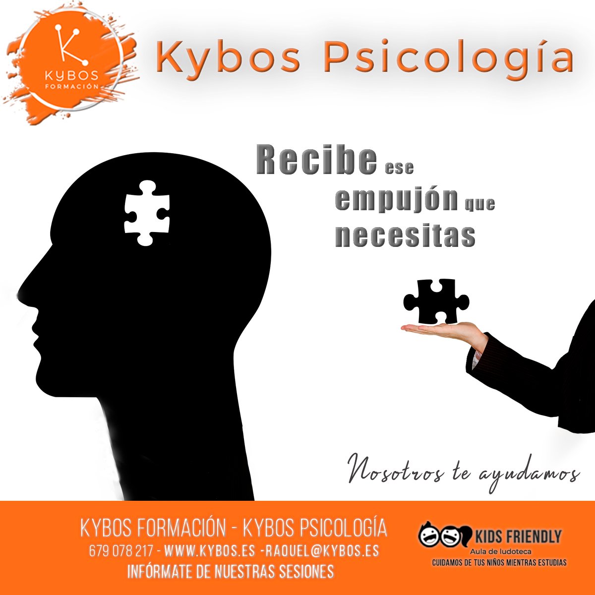 KybosFormacion's tweet photo. 🟠KYBOS FORMACIÓN / KYBOS PSICOLOGÍA🟠
¿Necesitas ese empujón? Nosotros te ayudamos
Más info en:
🖥️https://t.co/un6zv9WW6J
☎️910 133 233 - 679 07 82 17
📩info@kybos.es
#centrodeoposiciones #psicologia #emprendimiento #psicologiapositiva #kybosformación #ansiedadegeneralizada https://t.co/YSeQ24SMGs