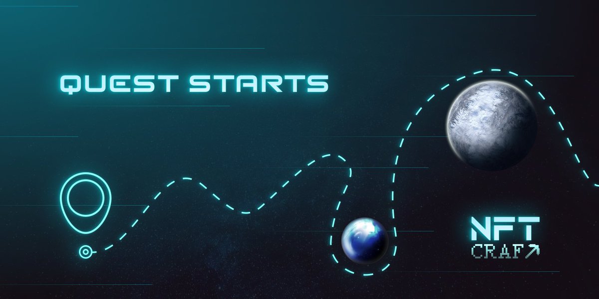 We are happy to announce the start of a NEW QUEST

👾Win one of 900 NFT

⏱Start: November 30, 12:00 (UTC)
🏁Finish: December 2, 12:00 (UTC)

Conditions:
🔹Get 7,500 Radiant (RAD)
🔹Fill the telegram bot @nftcraftevent_bot

Good luck!

#NFT #NFTcraft #NFTcraftgame #Polygon