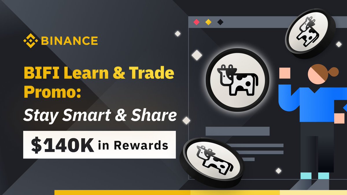 binance's tweet photo. .@beefyfinance $BIFI Learn &amp; Trade promo: stay smart and share $140k in rewards!

➡️ https://t.co/5Y9zWrWSdM https://t.co/O0JHkflnTT