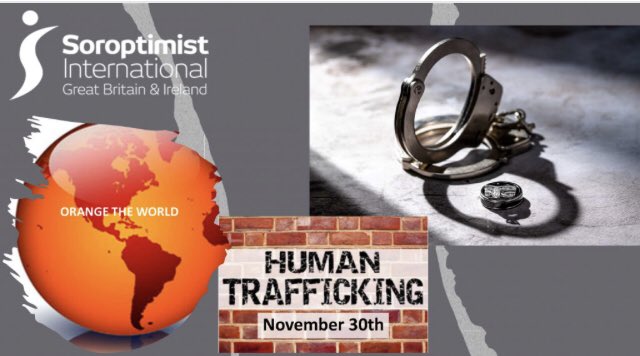 SISouthend's tweet photo. EndHumanTrafficking
 
#Soroptimists raise awareness about #HumanTrafficking for #16DaysofActivism.
 
This violation of human rights disproportionately affects women and girls. Join us to
#Orangetheworld
 #EndHumanTrafficking
@UN_Women @SIGBI1 https://t.co/9L6gFtf2mo
