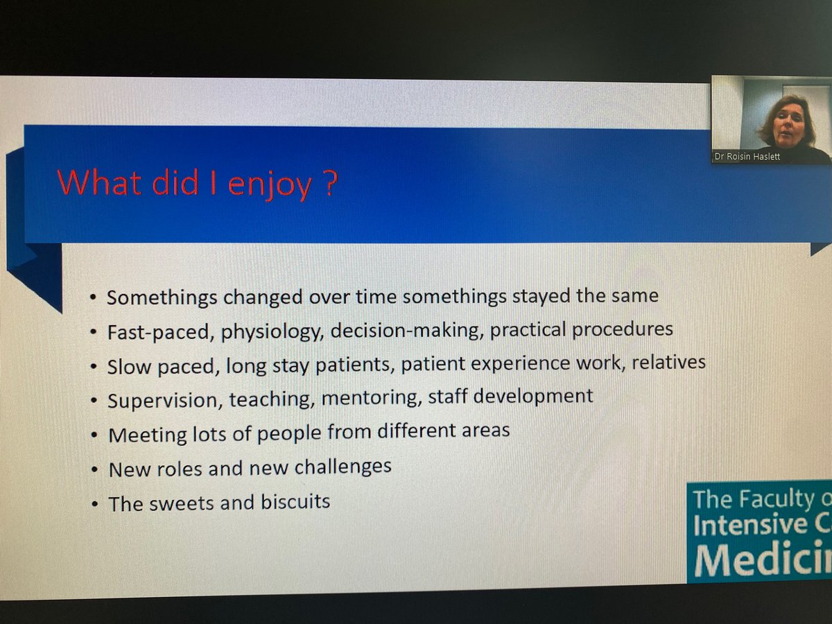 WomenICM's tweet photo. Some of the aspects of a long career in ICM that @haslett_r has enjoyed…we particularly agree about the sweets and biscuits 😊 🍪
#FICMSTB https://t.co/m0hWD8TS0j
