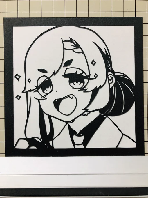 ば～ちゃる魔女ばあちゃんの梵田かんらさん。

#梵田かんら
#魔女のウツシ絵
#切り絵 