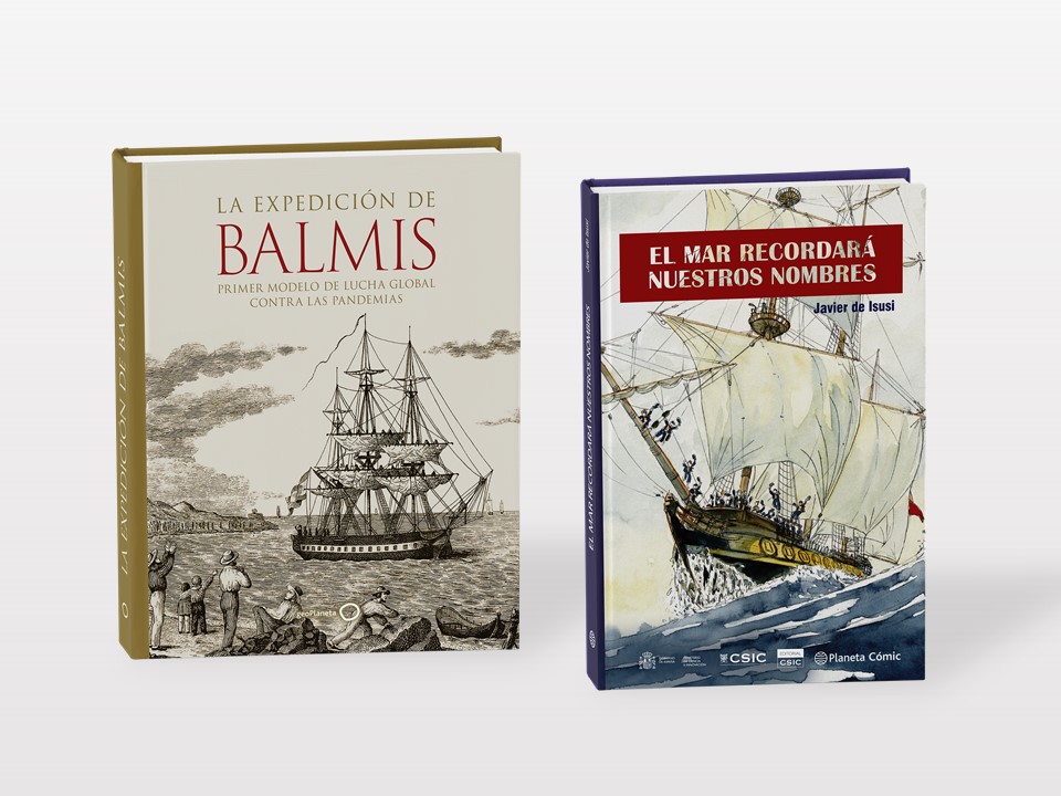 CSIC's tweet photo. El #CSIC participa en la publicación de un cómic y un libro monográfico sobre la primera campaña global de vacunación: la Expedición de Balmis. Esta gesta supuso la llegada de la vacuna de la viruela a América y Asia en los cuerpos de 22 niños.
👉 https://t.co/zXaN50hoMO https://t.co/nT5QApgSRw