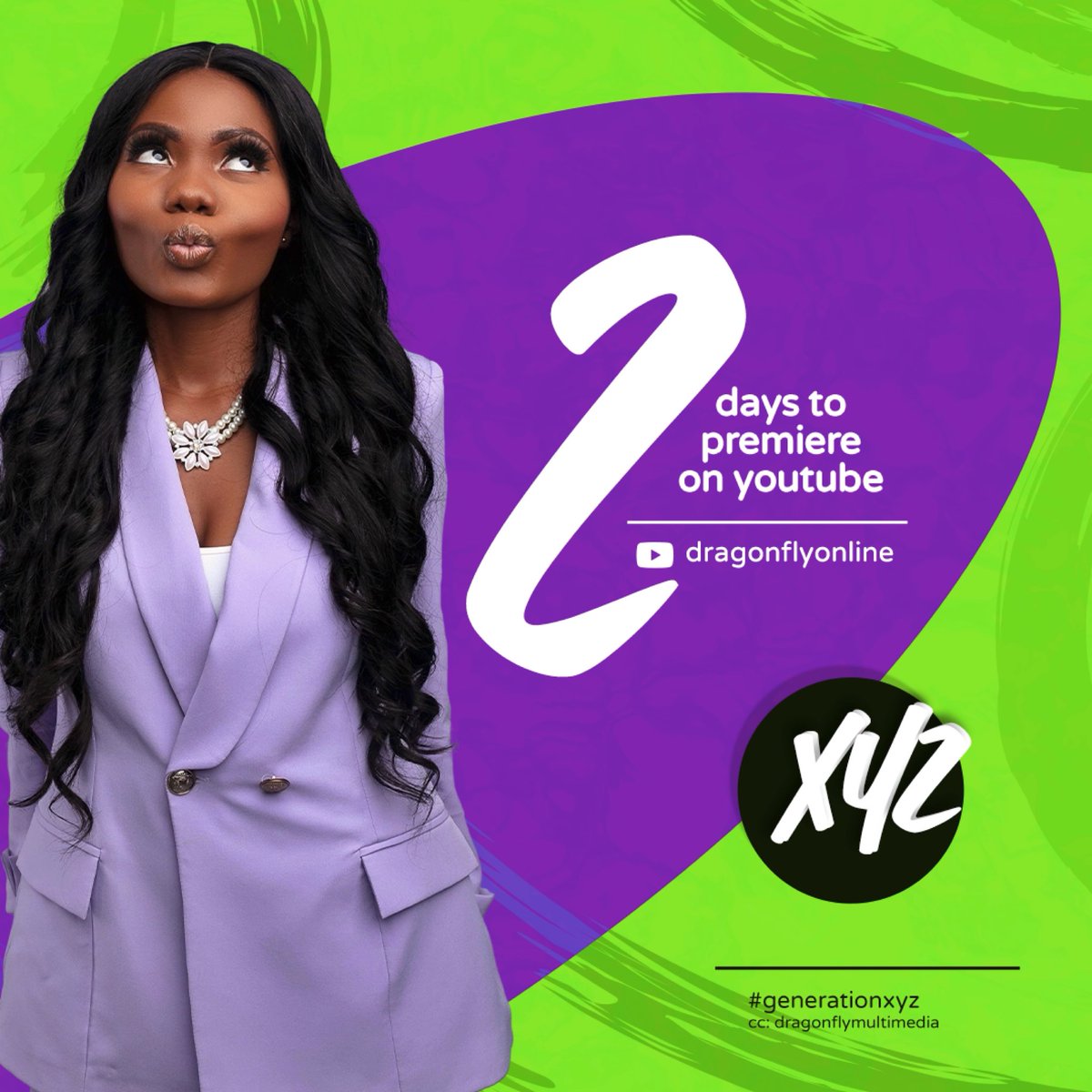 DragonflyMMedia's tweet photo. Tik tok…counting down to the big release of XYZ 

Meet @betty_edem 

We can’t wait to share exciting convos with you! 💃🏻💃🏻💃🏻
Subscribe to our YouTube channel…link in Bio!

#generationxyz #xyz #dragonflymultimedia #talkshow #trendingtopics https://t.co/vl5vLI4jtn