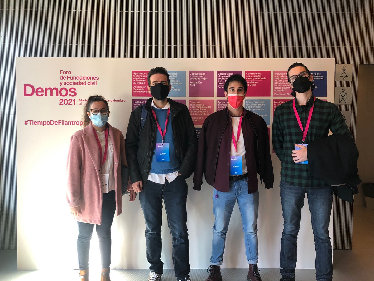 fundceri's tweet image. Nuestro #equipo asiste hoy a la V edición de @foro_demos , el evento de referencia en España del sector fundacional #Demos2021 #TiempoDeFilantropia