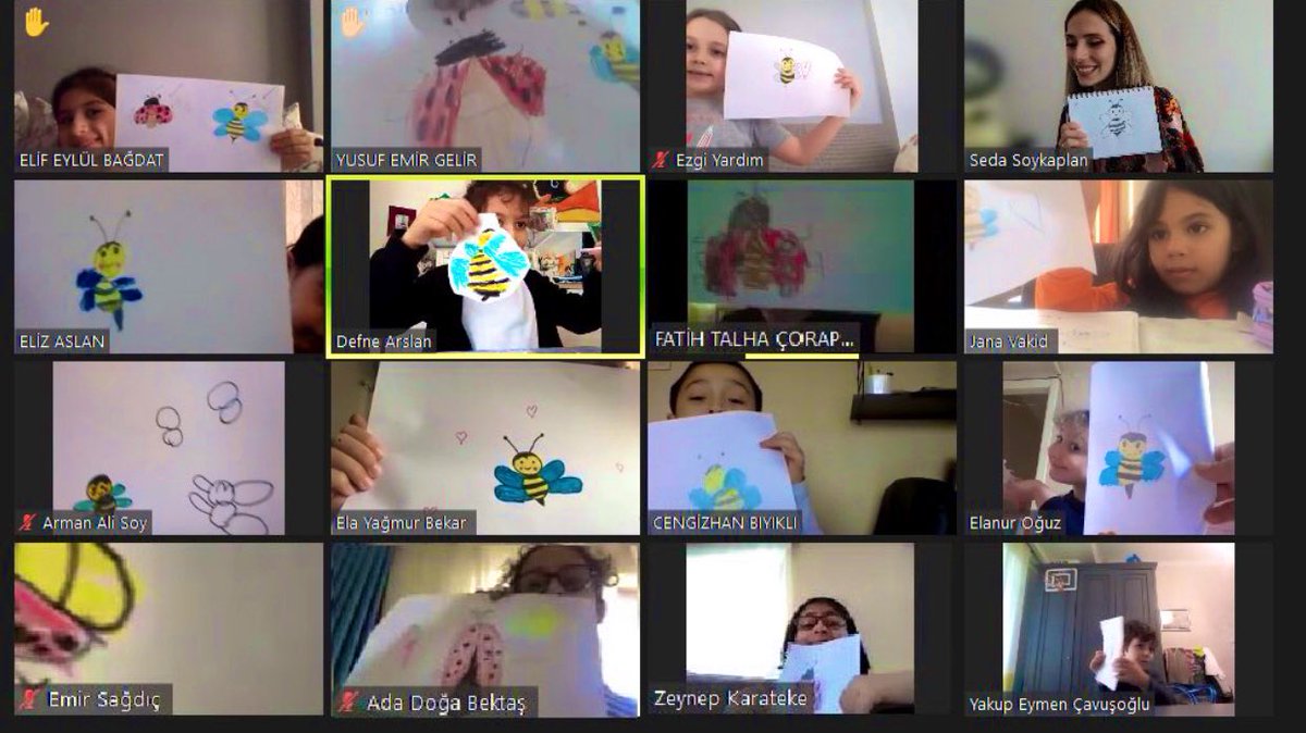 🐝DOĞA'NIN ÇALIŞKAN ARILARI bugün
#DOGAMEVİMDE uzaktan eğitim platformuyla online olarak derslerine devam ettiler.
✨Bilişim ve Eğitim Teknolojilerinden sorumlu Genel Müdür Yardımcımız <a href="/hakaninanir/">Hakan İnanır</a>  ve ekibine teşekkürlerimizi sunuyoruz 💐
