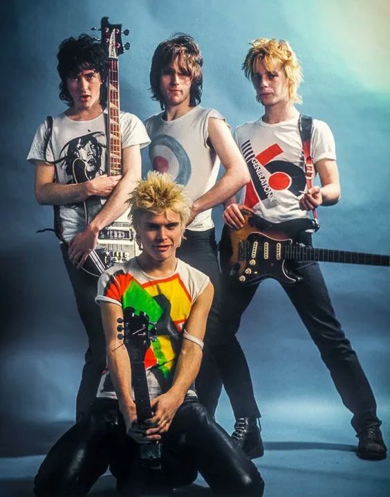 A very happy 66th birthday to Billy Idol. Generation X by Steve Emberton, 1977. 