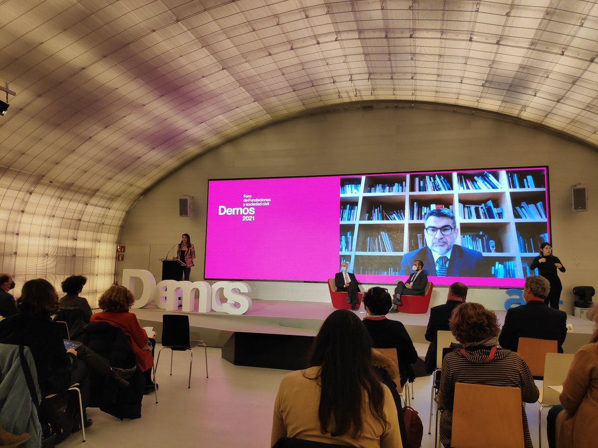 fundceri's tweet image. Nuestro #equipo asiste hoy a la V edición de @foro_demos , el evento de referencia en España del sector fundacional #Demos2021 #TiempoDeFilantropia