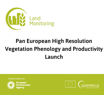 Retweet @ CopernicusLand: RT @CopernicusEU: Workshop 'Pan European High-Resolution Vegetation Phenology and Productivity' organised by #CLMS on 2-3 December To discuss user needs, learn about policy support and use cases, such as biomass, drought monit…