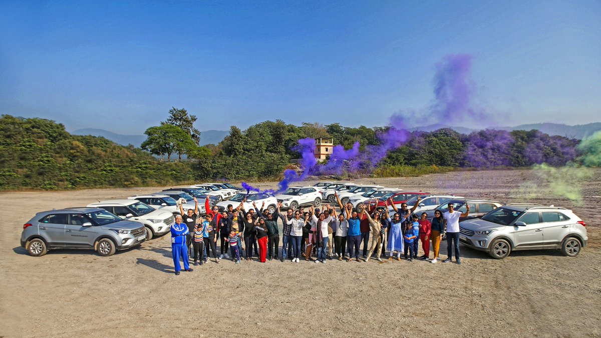 HyundaiIndia's tweet photo. The first edition of #HyundaiExplorers, India’s No. 1 SUV manufacturer community, was full of adventure &amp; joy. The tribe of explorers returned with rejuvenated soul and memories of a lifetime. To know more: https://t.co/TC0ytPXi1J https://t.co/zPm1Gxktma