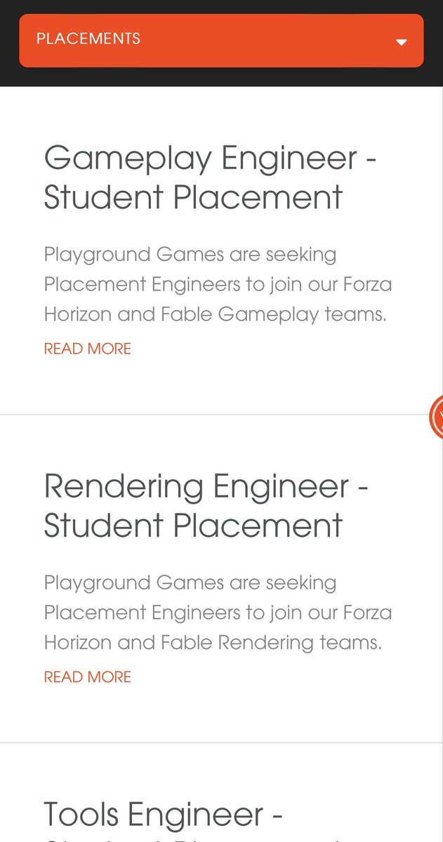 davidspringate's tweet image. Working towards a career in videogame engineering? Want to come and join us at @WeArePlayground? Our 12 month student placement roles for Forza Horizon and Fable engineering teams are live! Apply!

playground-games.com/careers/