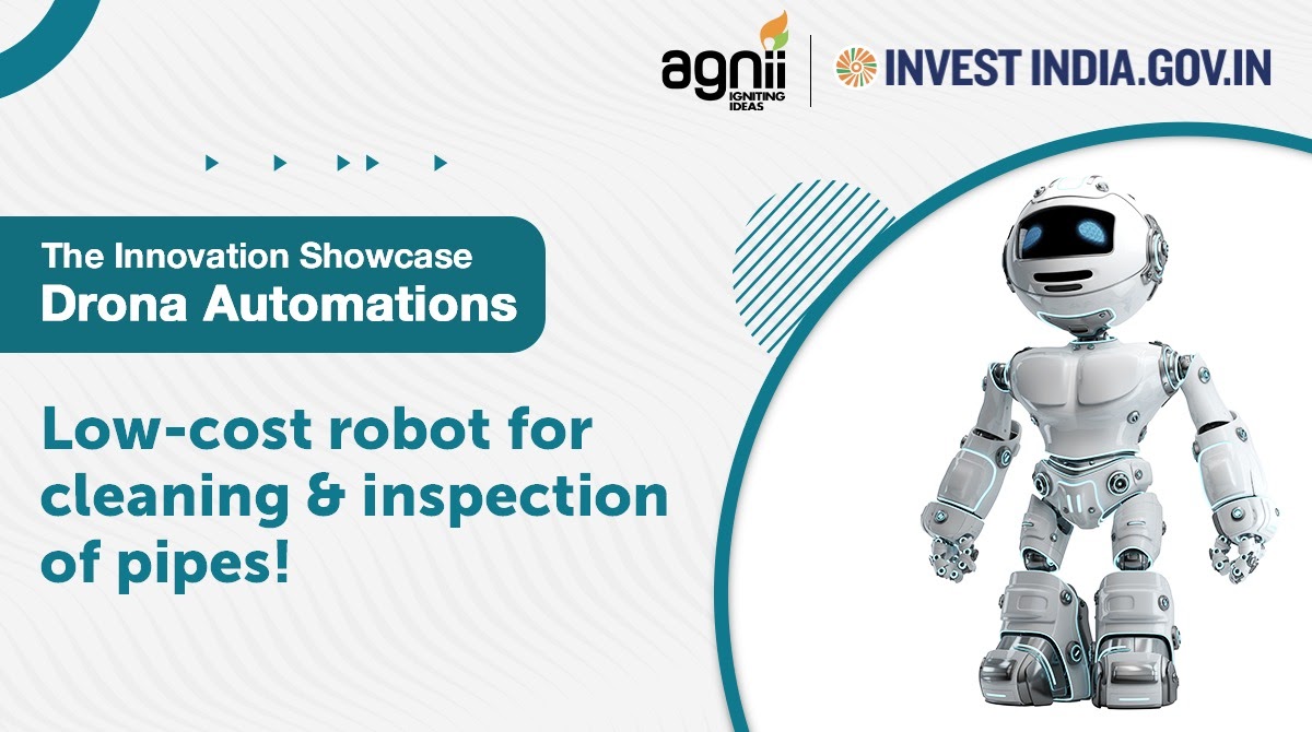 agnii_goi's tweet photo. #TheNationOfInnovation
.@DronaAutomation manufactures customised pipe cleaning robots that travel inside the pipe to execute controlled cleaning!

Know about more innovations at https://t.co/uTvfxII3sj
#InnovativeIndia
@investindia @PrinSciAdvOff @startupindia https://t.co/PFC1t2e2wX