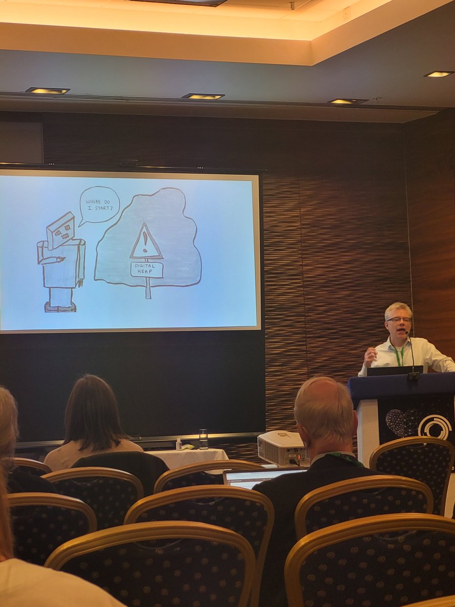 InfoGovDuchess's tweet image. &quot; It&apos;s not just the machines that need to learn, we need to learn how to teach the machines&quot; #digitalheap #IRMS21 @JamesLappin Transition to RM with Machines... #failsafe