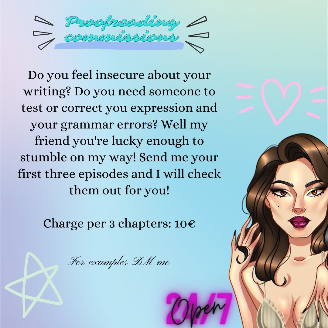 renee_writes13's tweet photo. My Ko-fi commissions (Part2) with a discount code for my birthday😊: https://t.co/kXbyOonV89
@kofi_button #commissionsopen #writer #TaylorsVersion https://t.co/VDT2P2NCcI