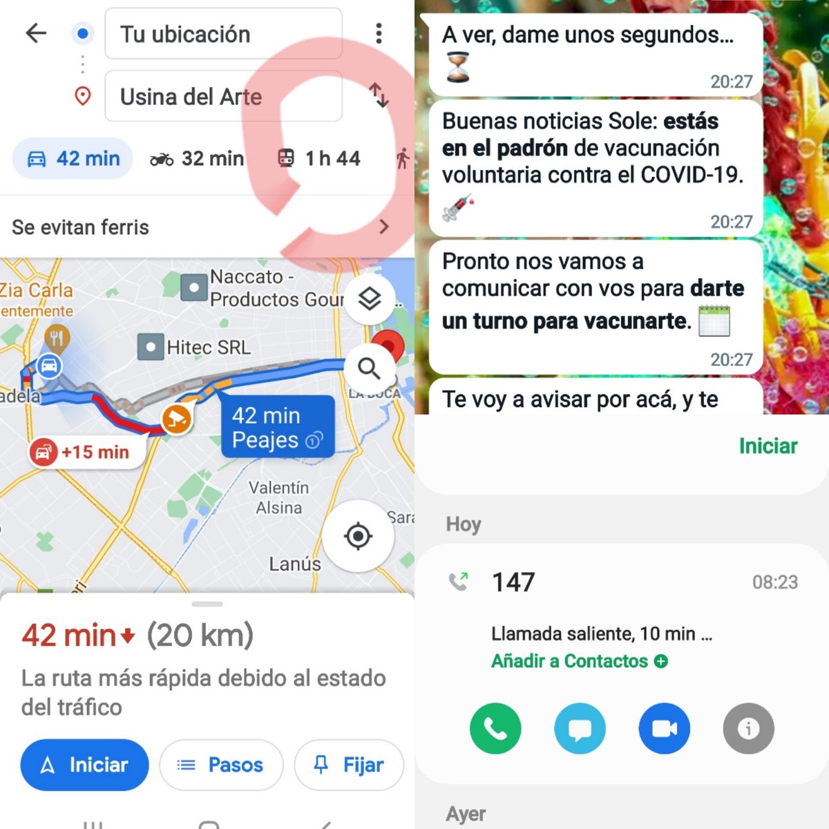 Soledad69745374's tweet photo. @BDAprograma @horaciorlarreta @BASalud @gcba la semana pasada me llego el link para 2da dosis de mi hija. Única opción a la tarde USINA DEL ARTE  son casi 4 horas de colectivo desde mi casa.Rechace el turno y aun espero,nadie me atiende el https://t.co/0zmskWn59Y tienen en espera https://t.co/b5Z2NWFjAP