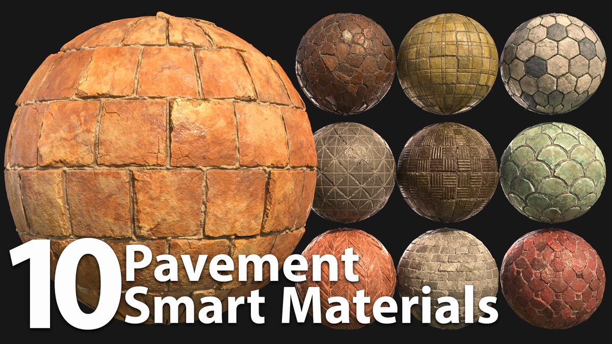 hamidrezaafshar's tweet photo. 10 Pavement smart materials - Substance 3D Painter  
https://t.co/239tX6JwCA
https://t.co/5HpLy0Nadu
#material #tutorial #3DArt #MadeWithSubstance #Redshift #CreateWithSubstance #material #texture #SubstancePainter https://t.co/Drl1BKdg9s