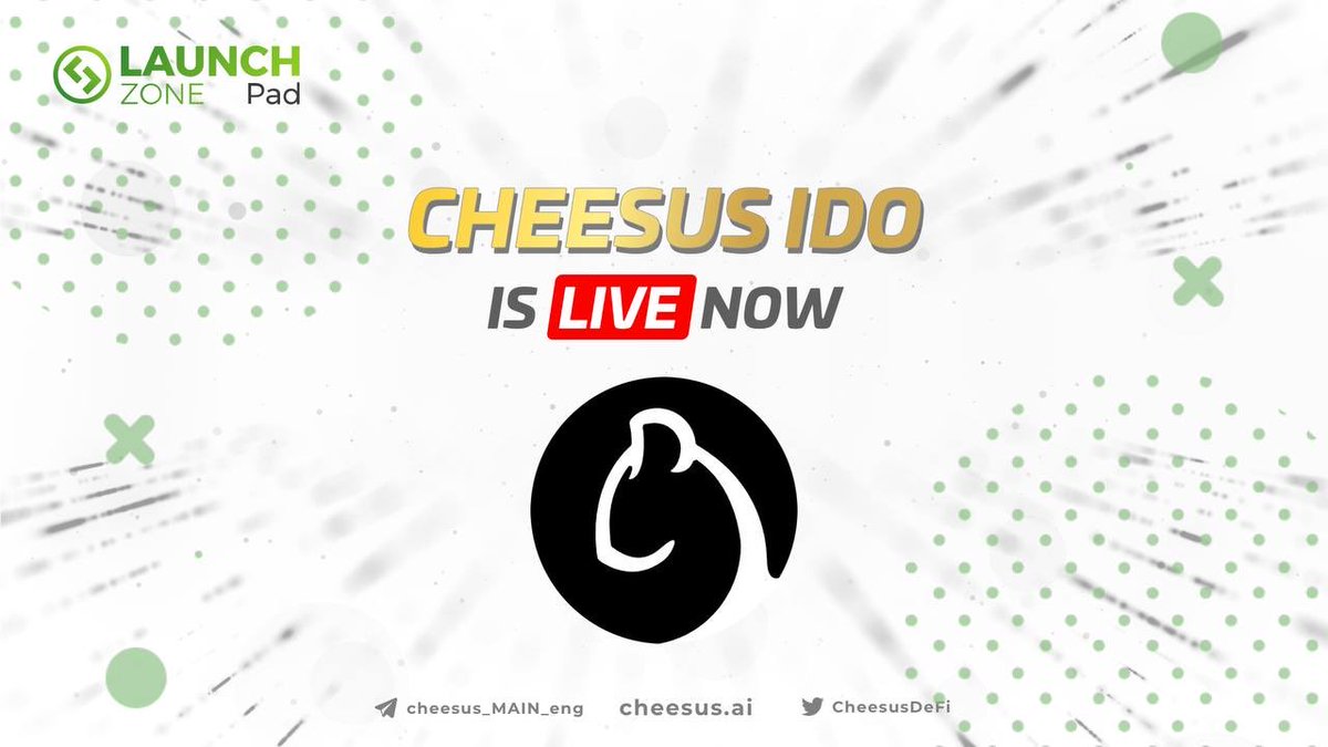 squad_bsc's tweet photo. Are you all ready?  

Are you all ready? 

 Yeah !!!!! 
Cheesus is available on LaunchZonepad in minutes 
 
👉 https://t.co/8qUQe2MoGw

  Don't be late ⏰

@CheesusDeFi
 $Drate https://t.co/m90L2Uo9VB