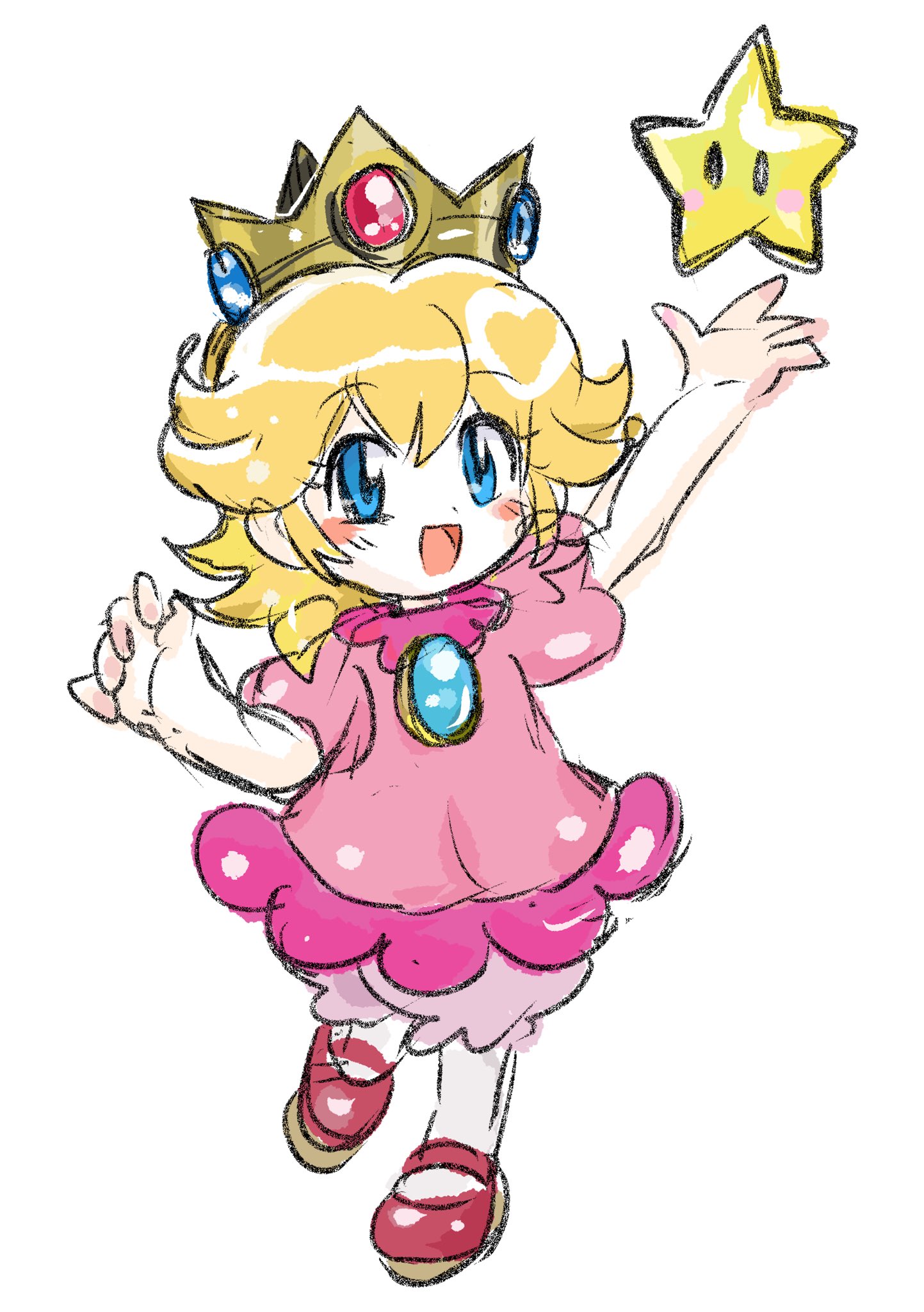 らくがきしたがり屋skeb Commission募集中ですっ Princesspeach ピーチ姫 ベビィピーチ マリオ Supermario らくがき イラスト T Co Dpwdd8b2h1 Twitter