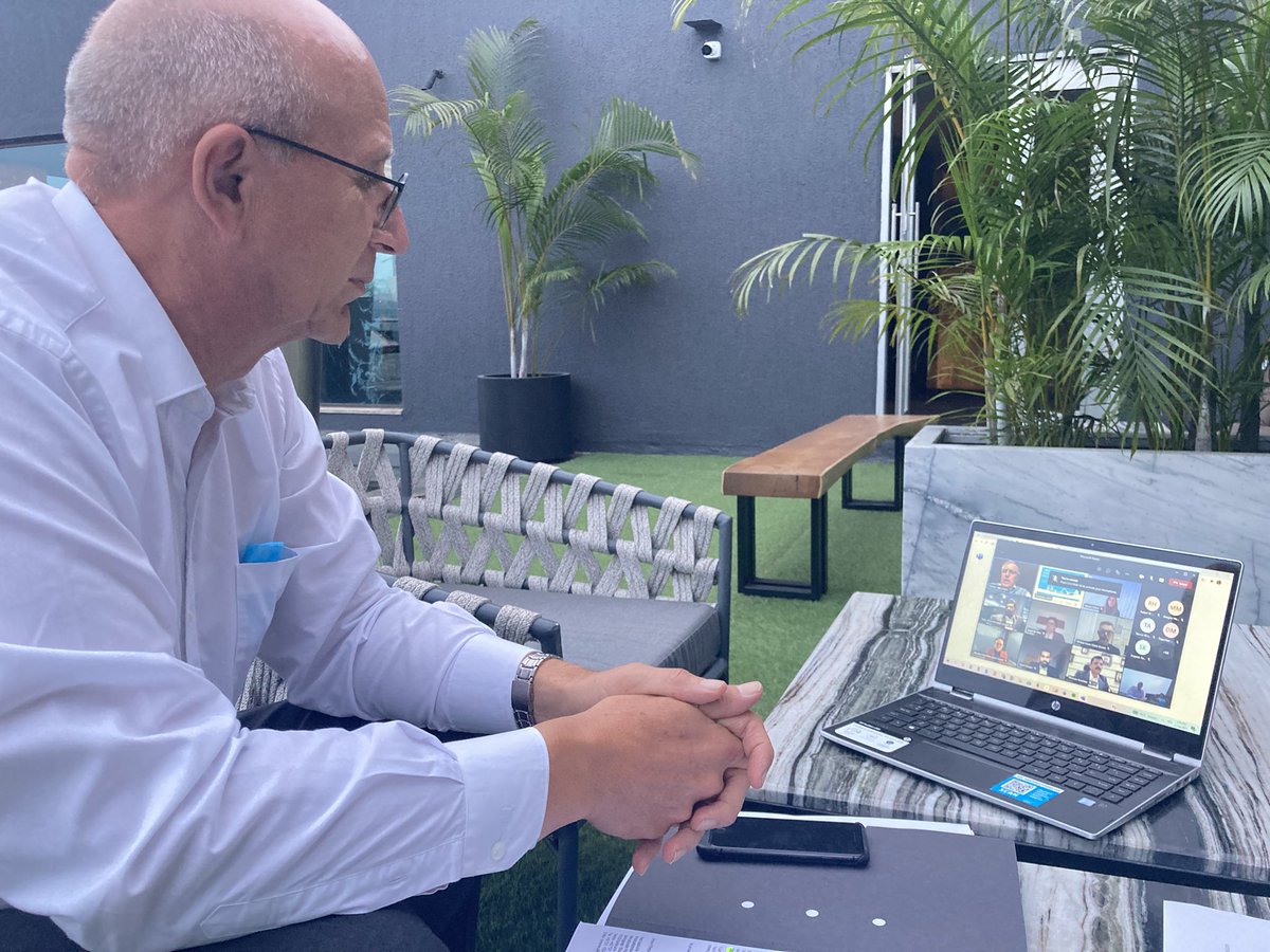 JuergenMorhard's tweet photo. Participating from Pune at the opening of the Aurangabad Business Promotion Center #ABPRO in #Karlsruhe #LetsBridgeIt excellent initiative by 5 private entrepreneurs from #Aurangabad https://t.co/kF2EnzqIga
