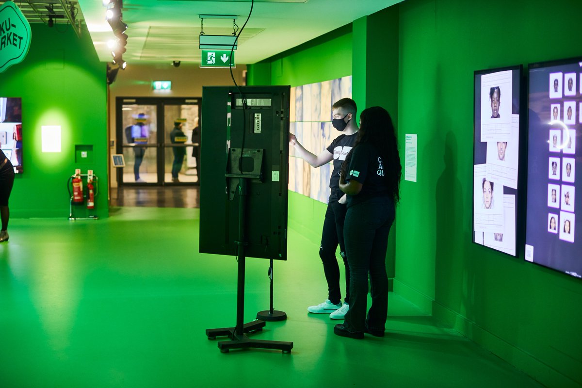 SciGalleryDub's tweet photo. https://t.co/StoLNUWlmS by @mushon aims to analyse and understand how we decide who looks more “normal” - choose between faces and the machine will analyse your decisions and will add you to its algorithmic map of normality.
See it now at BIAS: https://t.co/6RtNnVk4jb
#EU_AILab https://t.co/ngsXLvODO2