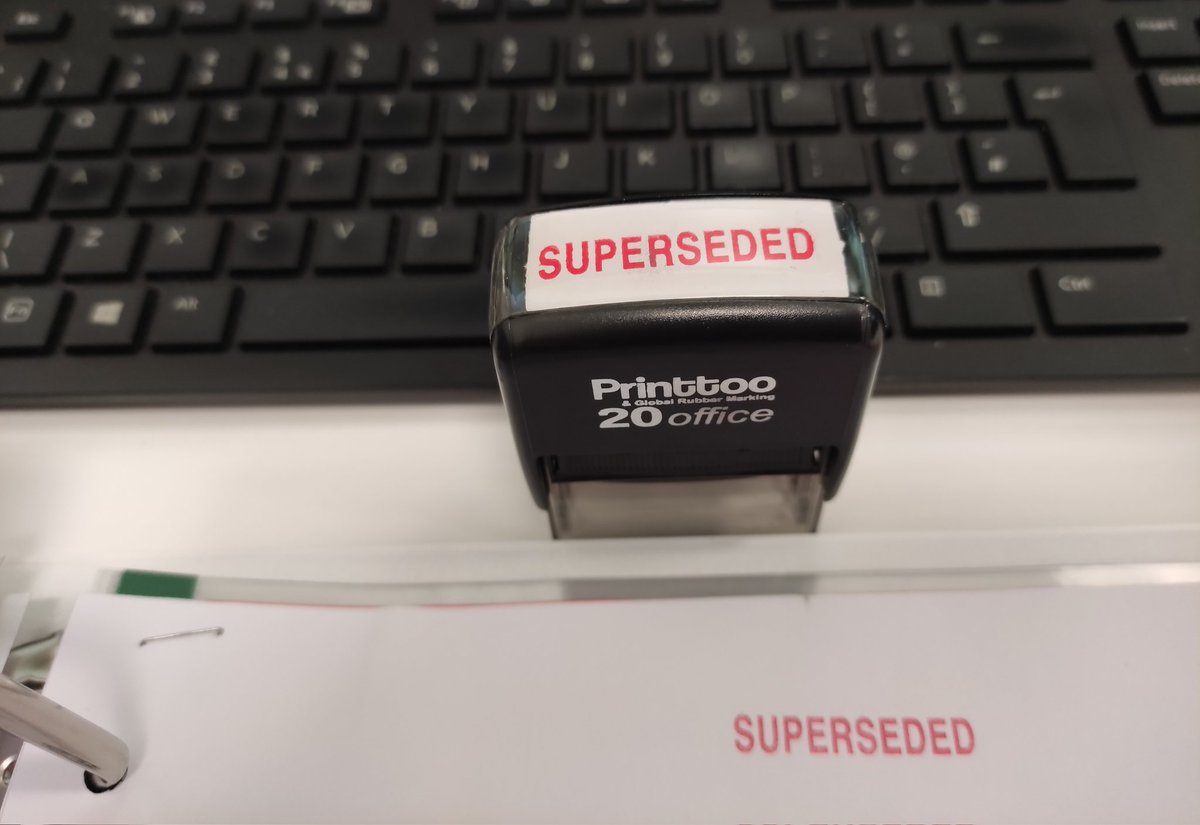 NiamhQuann's tweet photo. You know you are a #TrialManager when a simple little stamp brings you joy #TrialManagement #TrialMasterFiles https://t.co/GE8iAw4Tpd