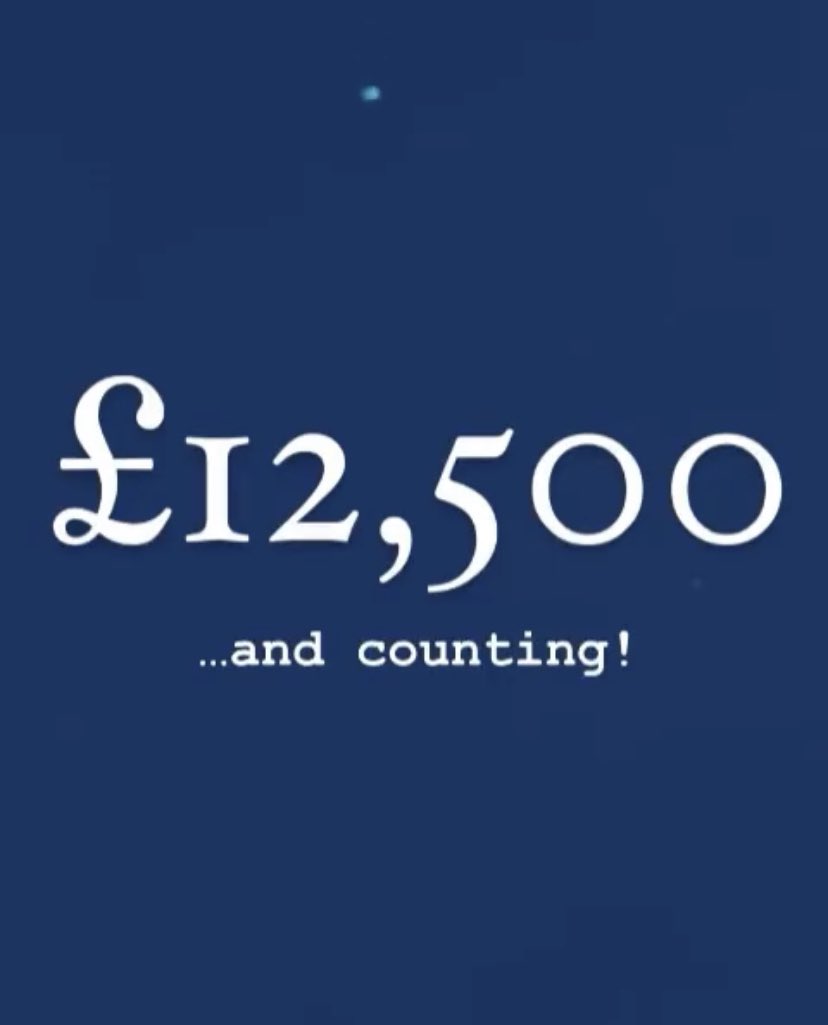 The Roux’s Army Stronger Together Ball has so far raised … £1 2 , 5 0 0 . Thank you ever so much. Whether you donated, attended or donated your time or prizes, you are truly amazing 💙. An incredible amount of money raised for <a href="/LDShospcharity/">Leeds Hospitals Charity</a> <a href="/Leeds_Childrens/">Leeds Children's Hospital</a> <a href="/ward_l52/">Ward L52 Paediatric Neurosciences</a> 💙💙💙💙