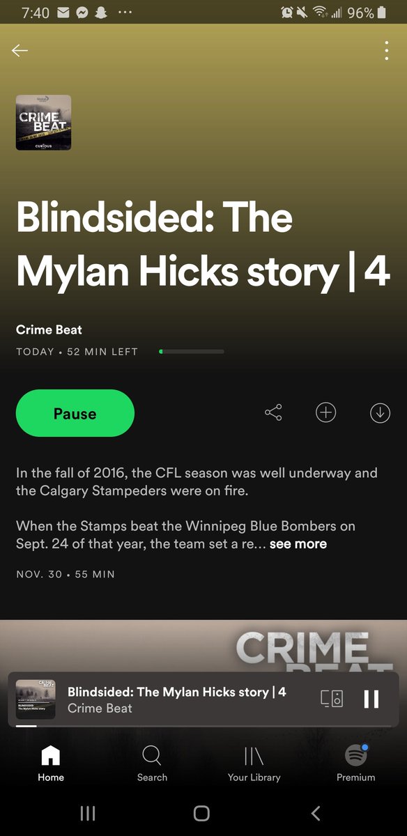 drethestallion's tweet photo. Latest episode of #crimebeat: the #MylanHicks story 🙏🏼🙏🏼🙏🏼 @globalnews @NancyHixt @6BONECRUSHER3 @CFL @calstampeders #CFL #Stamps https://t.co/oA4sq7kK09