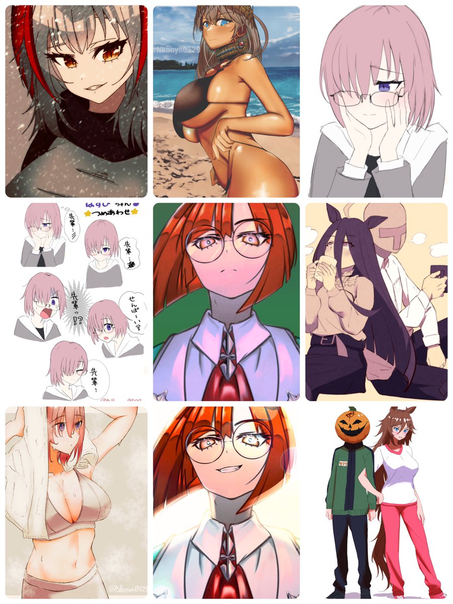#今月描いた絵を晒そう

いーーっぱい描いた!!!! 