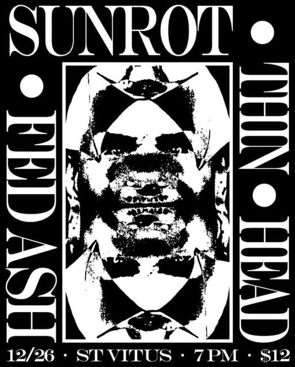 thinshred's tweet photo. 🚨🚨🚨
grinding with the homies in @SunrotMusic 🌞
#FedAsh ⚱️
and #Head 👤next month at @saintvitusbar 🍻
🪰-er by Devin Fernandez https://t.co/pQTFiv2DvD