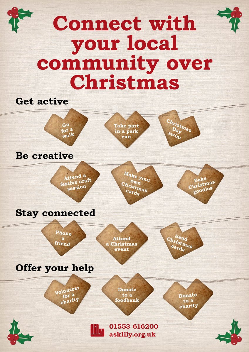 LilyWestNorfolk's tweet image. December is a great time of year to get involved with the local community. 
It's also important to look after yourself in the coming weeks. Over the next 25 days, Lily will be sharing information about things to do and how to access support if you need it.
#GetInvolvedAtChristmas