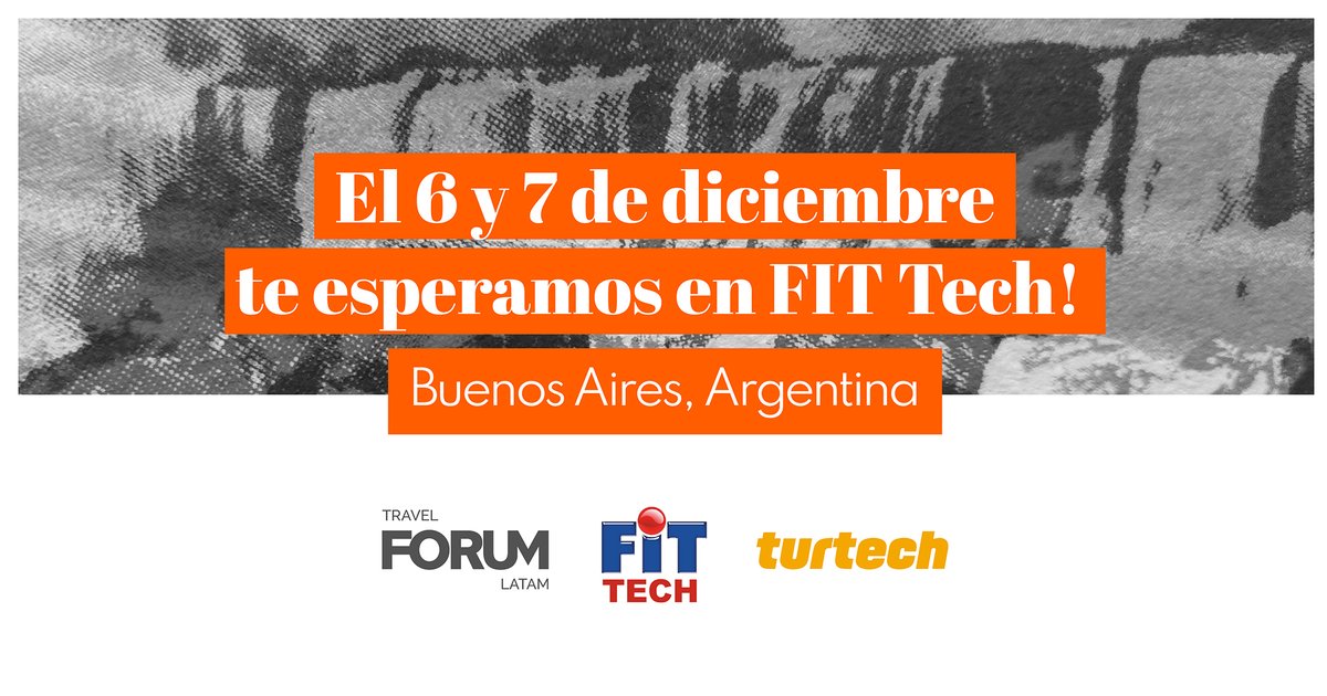 turtech_travel's tweet photo. 😀Nos reencontramos en la #FeriaInternacionalDeTurismo!
En el marco de #FITTech te esperamos el 6 y 7 de diciembre en #TravelForumLatam y el Centro de Negocios #Turtech, un espacio para explorar oportunidades en torno al surgimiento de una nueva forma de hacer turismo y negocios https://t.co/pN6R53637T